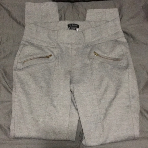 Grey skinny slacks - Picture 1 of 3